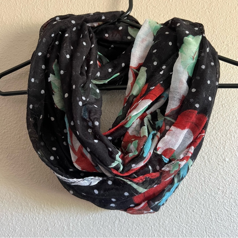 Floral Infinity Scarf
